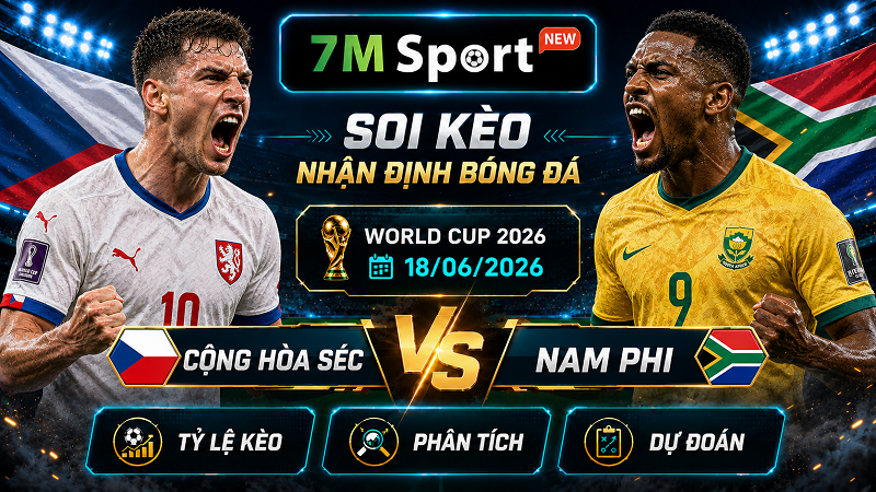 Đội hình dự kiến trước trận Cộng hòa Séc vs Nam Phi Đội hình dự kiến trước trận Cộng hòa Séc vs Nam Phi